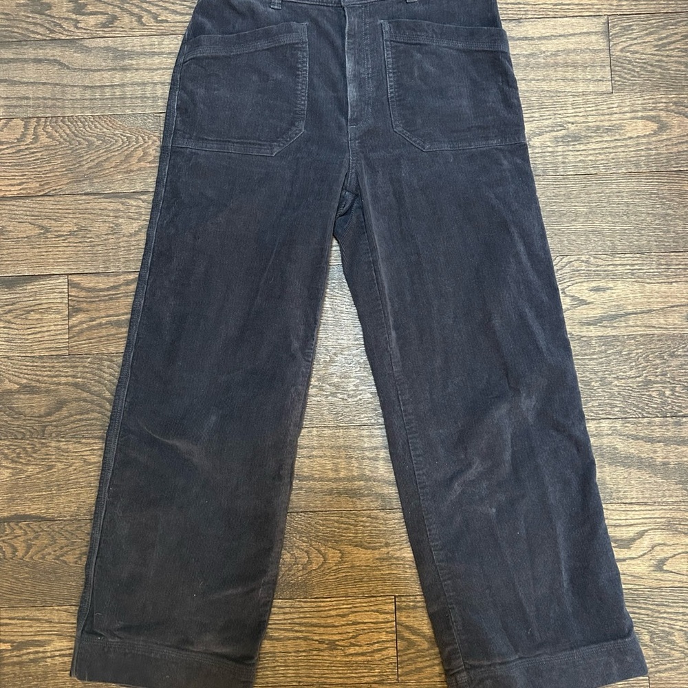 Patagonia Women's Black Wide- Leg Corduroy Pants